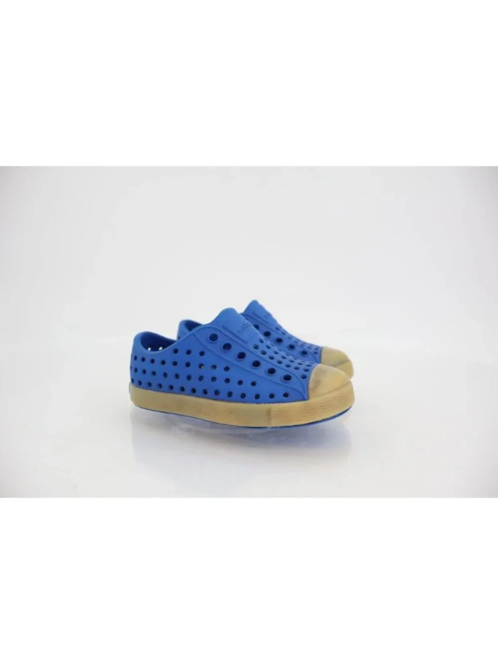 Native Shoes Jefferson Slip On Sneakers Toddler Size 5 Blue Rubber Kids EVA